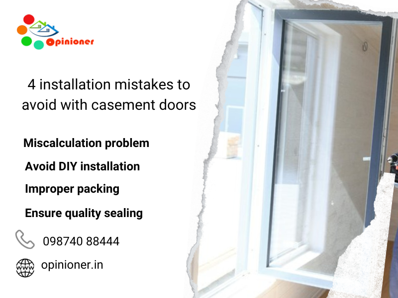 uPVC Casement Doors Installation